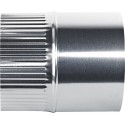 Virole alu gaz 16 cm diamètre 111 raccord mural réf. 916111