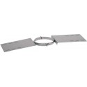 Support au toit galva gamme OPSINOX diamètre 180 / 230 mm réf. 047180