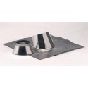 Solin 30°-45° inox + collet avec bavette de plomb 800 x 800 gamme OPSINOX diamètre 200 / 250 réf. 015208