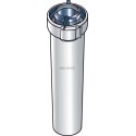 Conduit ventouse emboîtement aluminium et PVC diamètre 60 / 100 de longueur 1000 mm réf. 227352
