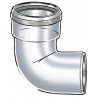 Coude 87° Chemilux Condensation B22 - B23 PPTL diamètre 110 Fioul / Gaz réf. 330019