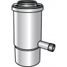 Récupérateur de condensat en aluminium et PVC diamètre 80 / 125 réf. 224108