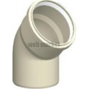 Coude 45° Chemilux Condensation B22 - B23 PPTL diamètre 80 / 80 Fioul / Gaz réf. 222954
