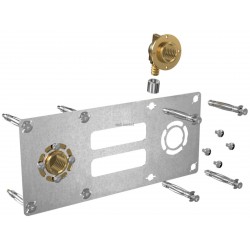 Plaque de fixation pour raccord à sertir entraxe 150 pour tube PER ROBIFIX diamètre : 16 réf. 008825