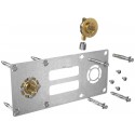 Plaque de fixation pour raccord à sertir entraxe 150 pour tube PER ROBIFIX diamètre : 16 réf. 008825