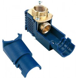 Boîtier simple ALTECH à raccord à sertir intégré étanche pour PER, entrée D16 sortie D15x21