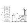 Cuvette BASTIA sortie horizontale réf. 347500000