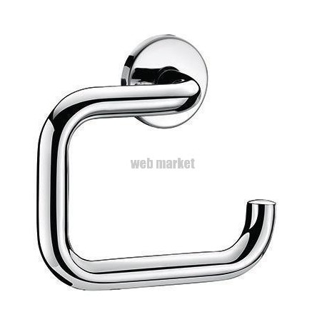 Porte-papier de WC à rouleau inox poli brillant en U diamètre 20 : réf. 4081P