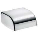 Porte-papier WC à rouleau plastique, modèle économique, inox poli brillant réf. 566