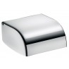 Porte-papier WC à rouleau plastique, modèle économique, inox poli brillant réf. 566