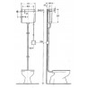 Réservoir 6 / 9 litres à déclenchement pneumatique Réf. 123.701.11.1