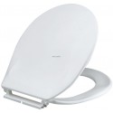 Abattant double MONACO Thermoplastique Blanc réf. 48710117