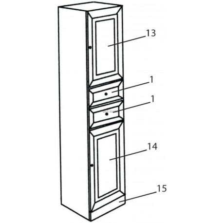 Porte TOLEDE 732 x 347 n°13
