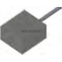 Goupillon nylon plat 50X15 acier Réf. 1931