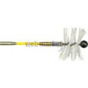 KIT de ramonage composé de 6 cannes FIBROFLEX Ø 09 long 1,50m PVC Réf. 1401
