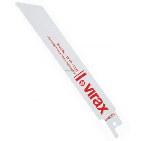 Lame de scie pour scie sabre sciage composite plastique bois fonte 8 12 dents par pouce lot de 5 046011