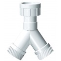 Raccord Y mâle 3/4 + écrou 20/27 réf 2500300