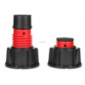 Pieds réglables de 87 à 130 mm pour receveur STABILIBAC (X4) Réf. 150620