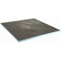 Receveur carré Fundo Primo - écoulement centré - polystyrène extrudé - 1,5x1,5 m - ép. 40 mm