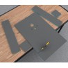 Panneau d habillage pour bâti support de WC polystyrène extrudé wedi I-Board - 20x1200x1245 mm