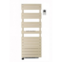 Sèche-serviettes  électrique Régate + AIR 500 W équipé d un soufflant 1000 W hauteur 880 mm largeur 500 mm blanc réf. TSX050-