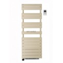 Sèche-serviettes  électrique Régate + AIR 500 W équipé d un soufflant 1000 W hauteur 880 mm largeur 500 mm blanc réf. TSX050-