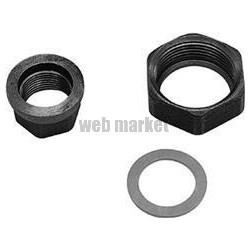 Raccord union ALG15 G 1 : Rp 1/23 DN 15 fte malléable noire réf. BPZ: ALG153