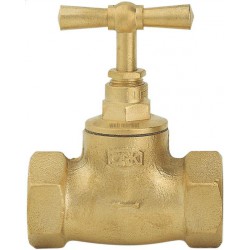 Robinet d arrêt double femelle sans purge 12x17 90-8E