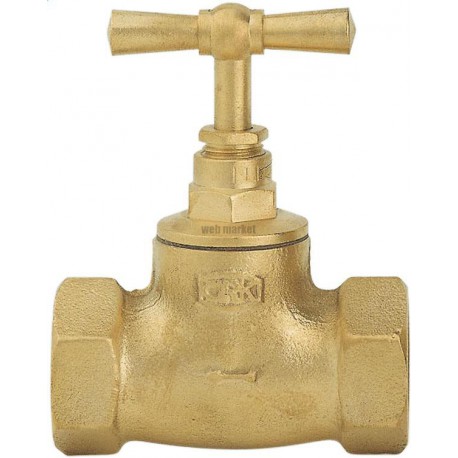 Robinet d arrêt double femelle sans purge 12x17 90-8E
