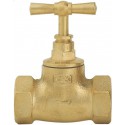 Robinet d arrêt double femelle sans purge 12x17 90-8E