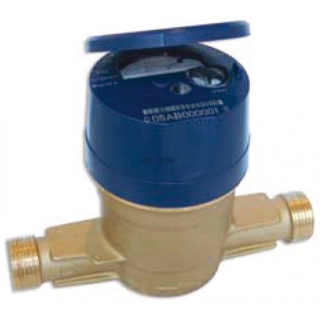 Compteur Volum. AQUADIS pré équipé eau froide DN20 26x34mm