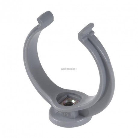 Collier lyre - CO50 - polypropylène gris - Ø 50 mm