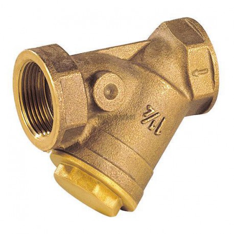 Filtre en Y à tamis taraudé BSP 1 1/2 bronze réf 202008
