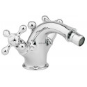 Mélangeur de bidet ANTICA bec coulé monotrou avec vidage