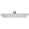 Douche de tête inox PLENITUDE carrée 30 x 30 cm, chromé
