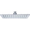 Douche de tête inox PLENITUDE carrée 30 x 30 cm, chromé