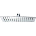 Douche de tête inox PLENITUDE rectangulaire 32 x 22 cm, chromé