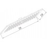 Douche de tête inox PLENITUDE rectangulaire 32 x 22 cm, chromé