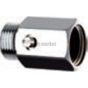 Raccord stop droit mâle 15x21 femelle 15x21 Réf : 825015