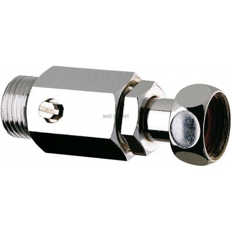 Raccord stop droit mâle femelle 15x21, écrou escamotable Réf : 825215