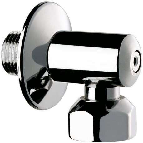 Raccord équerre STOP robinet d arrêt mâle 15x21 femelle 20x27 Réf : 836020