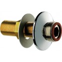 Raccord droit travers cloison mâle 15x21 mâle 20x27 L73 (lot de 2) Réf : 846427.2P