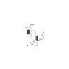 Raccords contre-coudés 32mm mâle 15x21 mâle 20x27 (lot de 2) Réf : 852027.2P