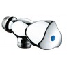 Robinet d évier sans bec mâle 15 x 21 mâle 15 x 21 chromé : réf. D275000