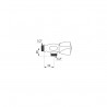 Robinet d évier sans bec mâle 15 x 21 mâle 15 x 21 chromé : réf. D275000