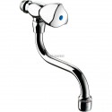 Robinet simple d évier mural chromé bec L 150 : réf. D275150