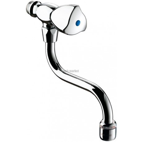 Robinet simple d évier mural bec L 200 : réf. D275200