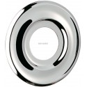 Rosaces plates à moulures diamètre 15x21 chromée (lot de 2) Réf : 292015.2P