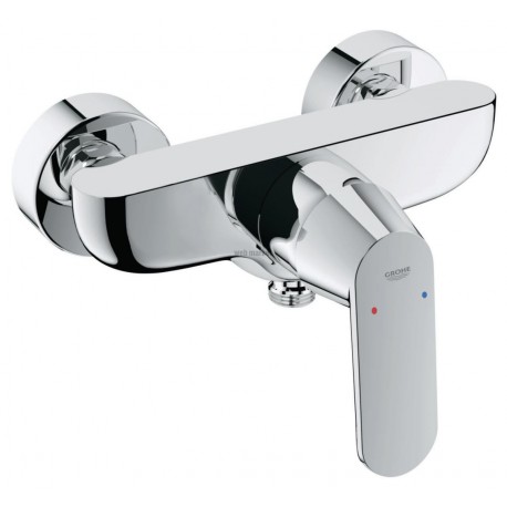 Mitigeur de douche EUROSMART COSMOPOLITAN, monocommande 15 x 21, montage mural apparent, chromé réf. 32838000
