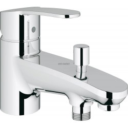 Mitigeur bain-douche EUROSTYLE Cosmopolitan, monocommande 15 x 21, monotrou, avec inverseur, chromé réf. 33614002
